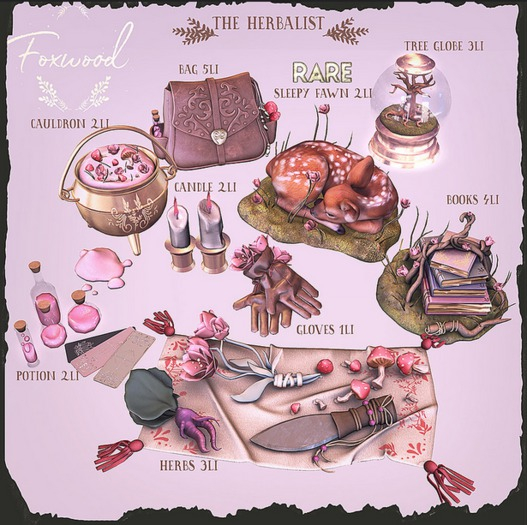 Foxwood - Herbalist - Gloves