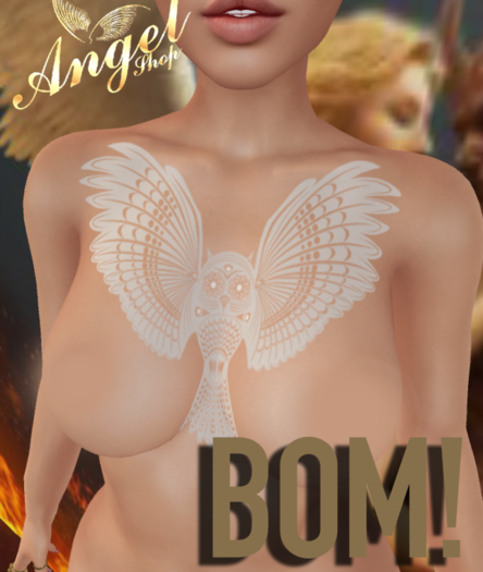 AngelShop Tattoo BOM Owl