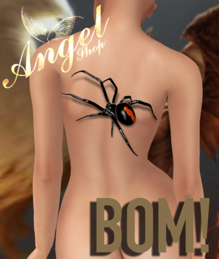 AngelShop Tattoo BOM Big Spider