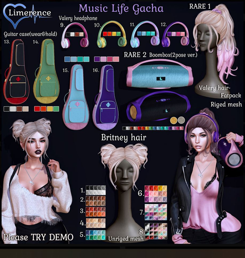 #5{Limerence} Britney hair-Colours1