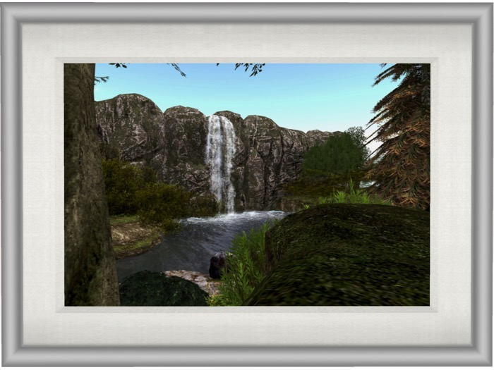 Mountain Retreat (white mesh frame)