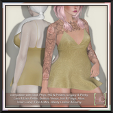 [HC] Nixie Gold Dress Twin Pack for Slink (inc. Petite), Belleza, Maitreya, eBody, Signature, Legacy & Tonic