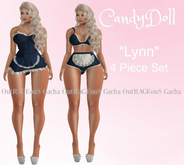 CandyDoll - Lynn - 4 Piece Set - Denim