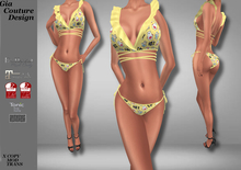 "GCD" Marla "Bear" Bikinis Yellow