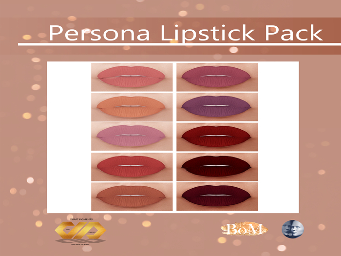 DRAFT Pigments - Persona Lipstick Pack