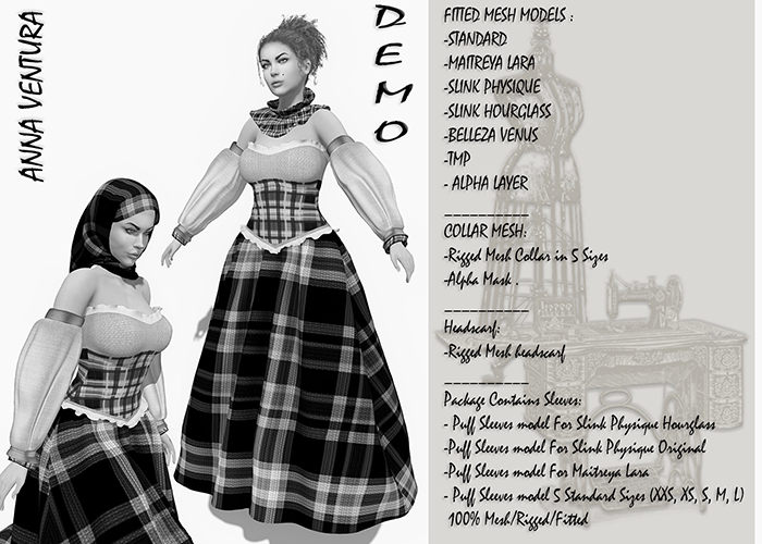 Anna.V _Medieval set_ Lady Abigayle_DEMO