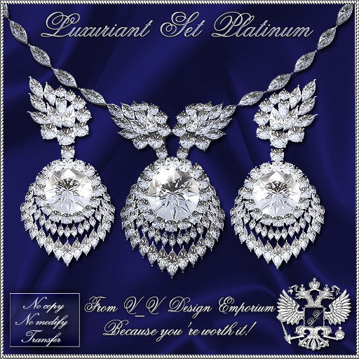 *V_V Design*  Luxuriant Set Platinum