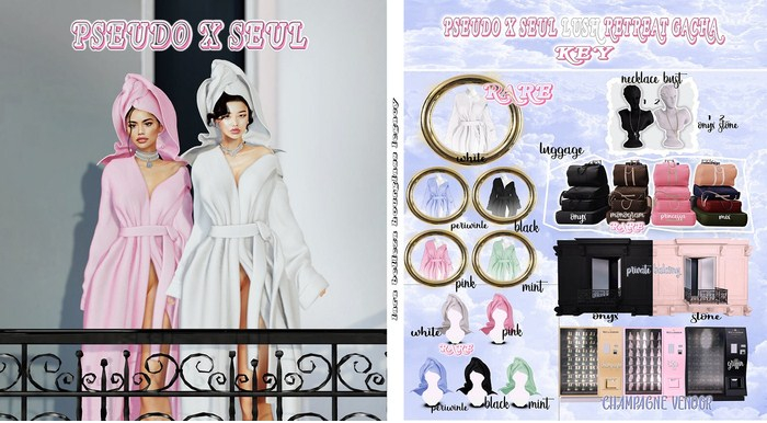 Pseudo X SEUL - Necklace Bust - Stone