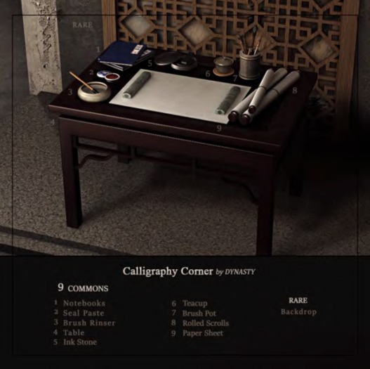 6. DYNASTY - Calligraphy Corner - Teacup