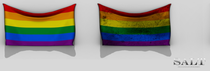 [SALT] Wall hanging Flags - Pride