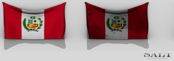 [SALT] Wall hanging Flags - Peru