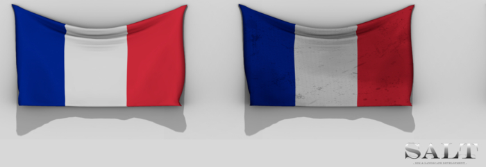 [SALT] Wall hanging Flags - France