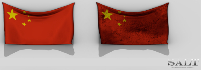 [SALT] Wall hanging Flags - China