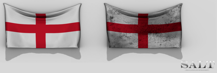 [SALT] Wall hanging Flags - England