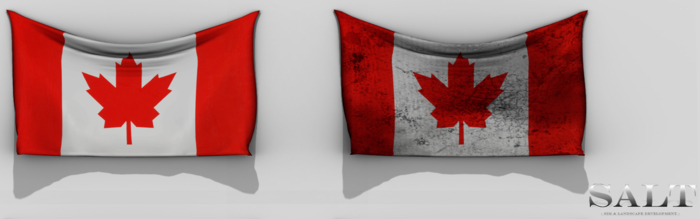 [SALT] Wall hanging Flags - Canada