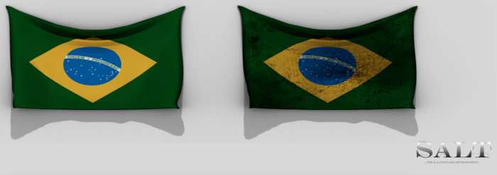 [SALT] Wall hanging Flags - Brazil