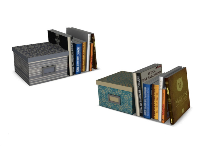 Box and books Full Perm Mesh
