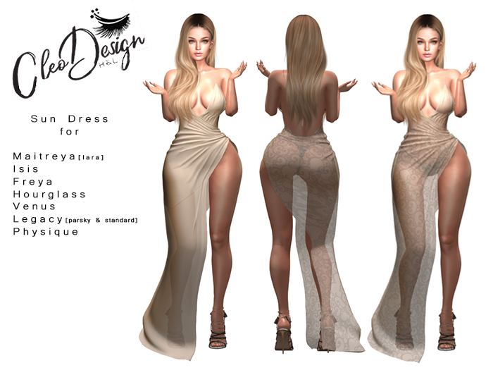 {Cleo.Designs} Cloting dress Sun+slip / Neutral