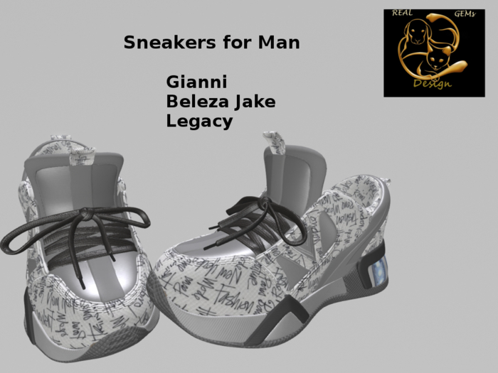 [RG] Sportswear Man Sneakers Withe Letter (Box)