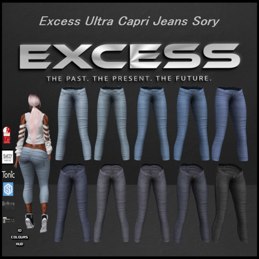 Excess Ultra Capri Jeans Lisa