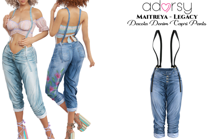 adorsy - Dacota Denim Pants Blue - Maitreya/Legacy