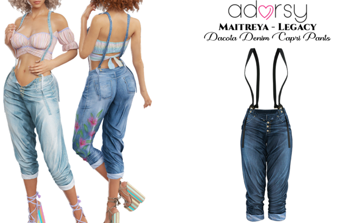 adorsy - Dacota Denim Pants Dark Blue - Maitreya/Legacy