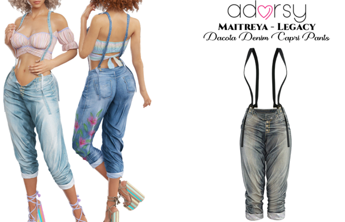 adorsy - Dacota Denim Pants Dirty - Maitreya/Legacy