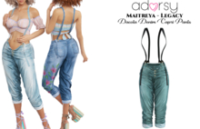 adorsy - Dacota Denim Pants Petrol - Maitreya/Legacy