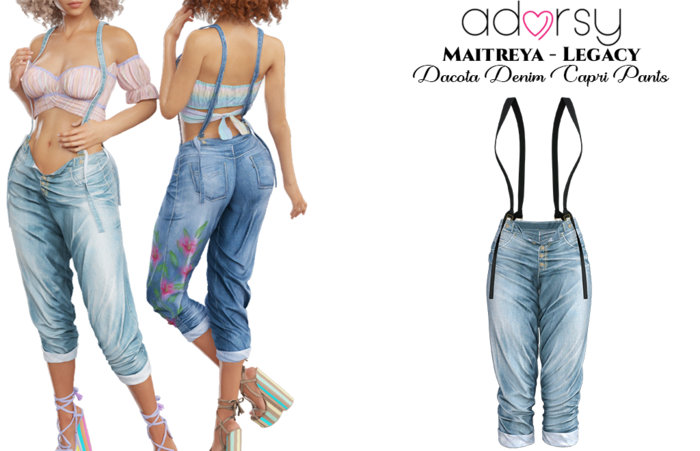 adorsy - Dacota Denim Pants Splash - Maitreya/Legacy