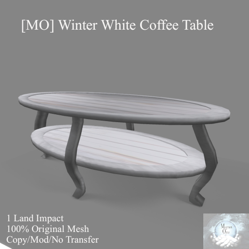 [MO] Winter White Coffee Table (Boxed)