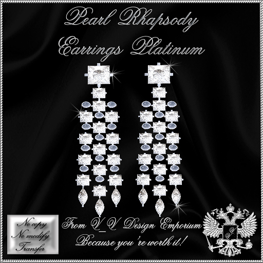*V_V Design* Pearl Rhapsody Earrings P