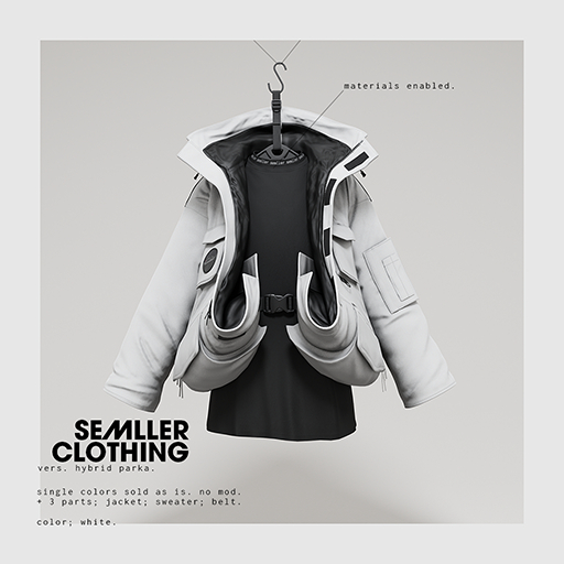 Semller - Hybrid Parka White (add)