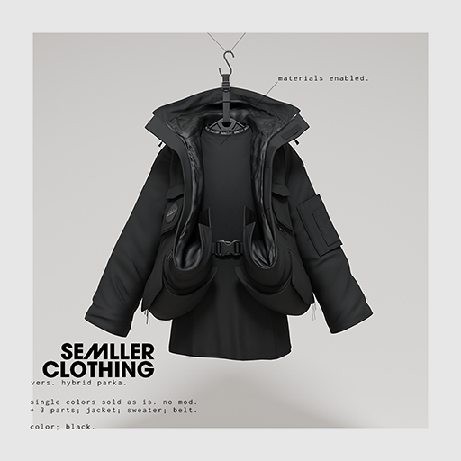 Semller - Hybrid Parka Black (add)