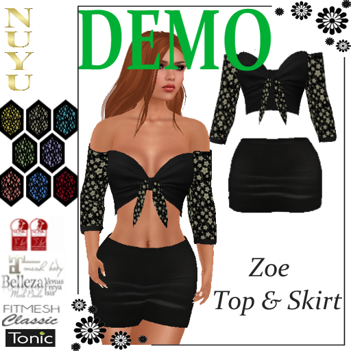 NUYU Zoe Top & Skirt Demo