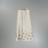 Ivory Lotus Blossom Slink Maxiskirt box