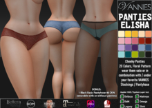 VANNIES Cheeky Panties Elisha (Applier HUD + BoM) Belleza, Legacy, Maitreya, Slink, Omega + Classic Avatar