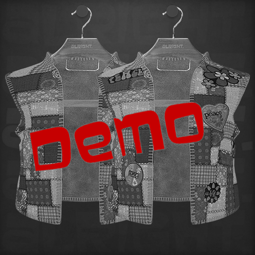 alright. dinkies patchwork vest / DEMO
