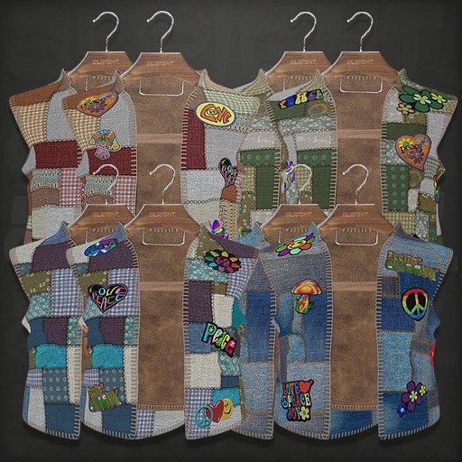 alright. dinkies patchwork vest .FATPACK