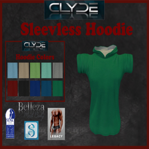 Men's Short Sleeved Hoodie with HUD DEMO