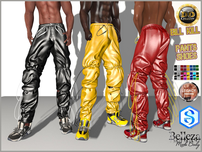 ☾ⅅⅅ☽ ◉ BILL KILL PANTS & SHOES for MEN ◉ 