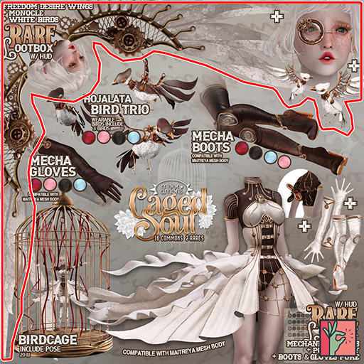 :MoonAmore: Caged soul /  Freedom Desire Wings RARE LOOTBOX