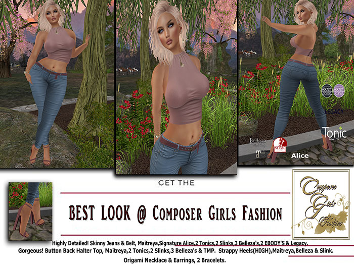 !CGF-*Simona* Blue Jeans Outfit
