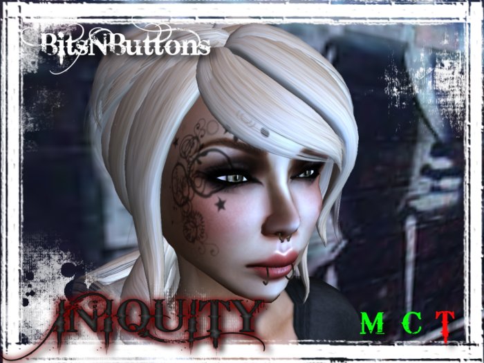 +Iniquity+ [Bits N Buttons] Tattoo (BOXED)