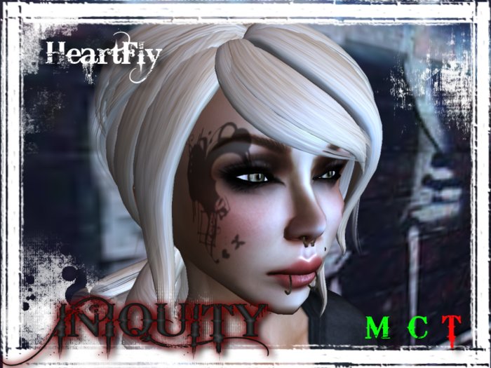+Iniquity+ [Heart Fly] Tattoo (BOXED)