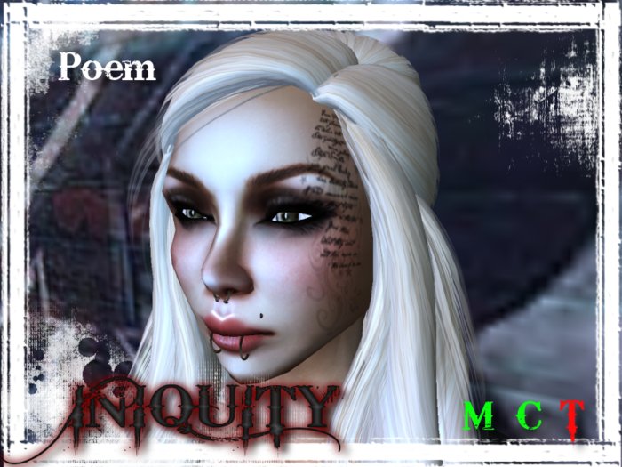+Iniquity+ [Poem] Tattoo (BOXED)