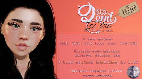 Second Life Marketplace - .little devil. - isis skin - nude
