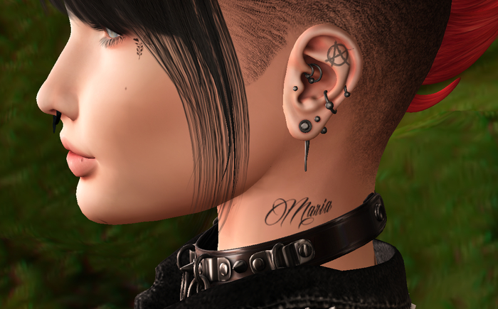 Maria neck BOM tattoo 
