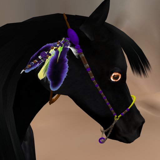 DD's Beads & Feathers Purple