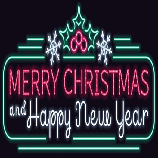 Merry Christmas and HNY Wall Art