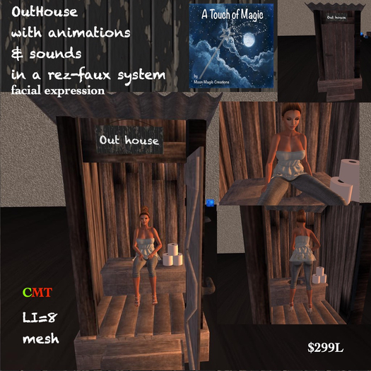 Outhouse with animations & sounds-Box